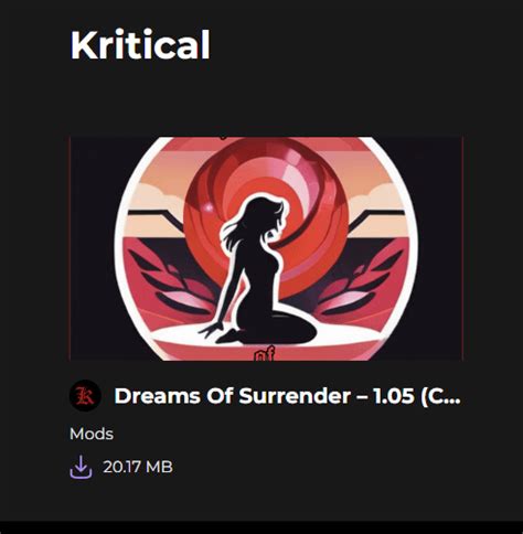 Dreams Of Surrender Update Released 